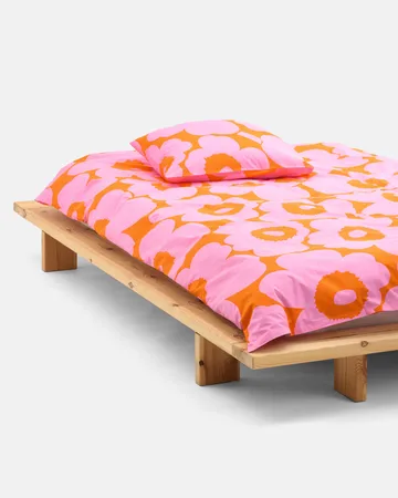 Unikko örngott 50x60 cm - Orange-pink - Marimekko
