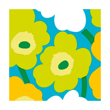 Marimekko Unikko servett 33×33 cm 20-pack Blue-Green
