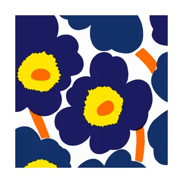 Marimekko Unikko servett 33×33 cm 20-pack Blue-Yellow
