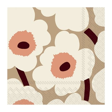 Marimekko Unikko servett 33×33 cm 20-pack Cream