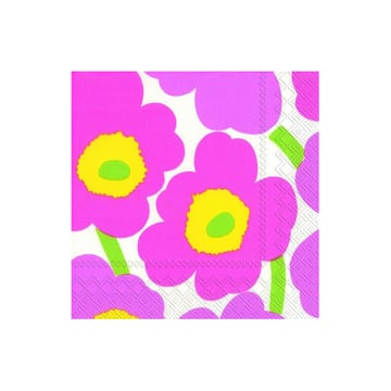 Marimekko Unikko servett 33×33 cm 20-pack Ljusrosa