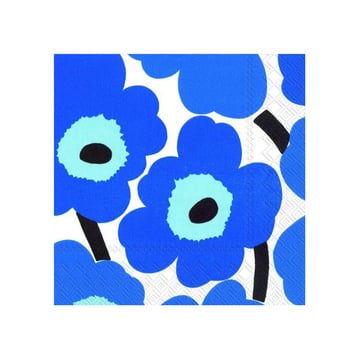 Marimekko Unikko servett 40×40 cm 20-pack Blå