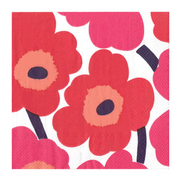 Marimekko Unikko servett 40×40 cm 20-pack Red