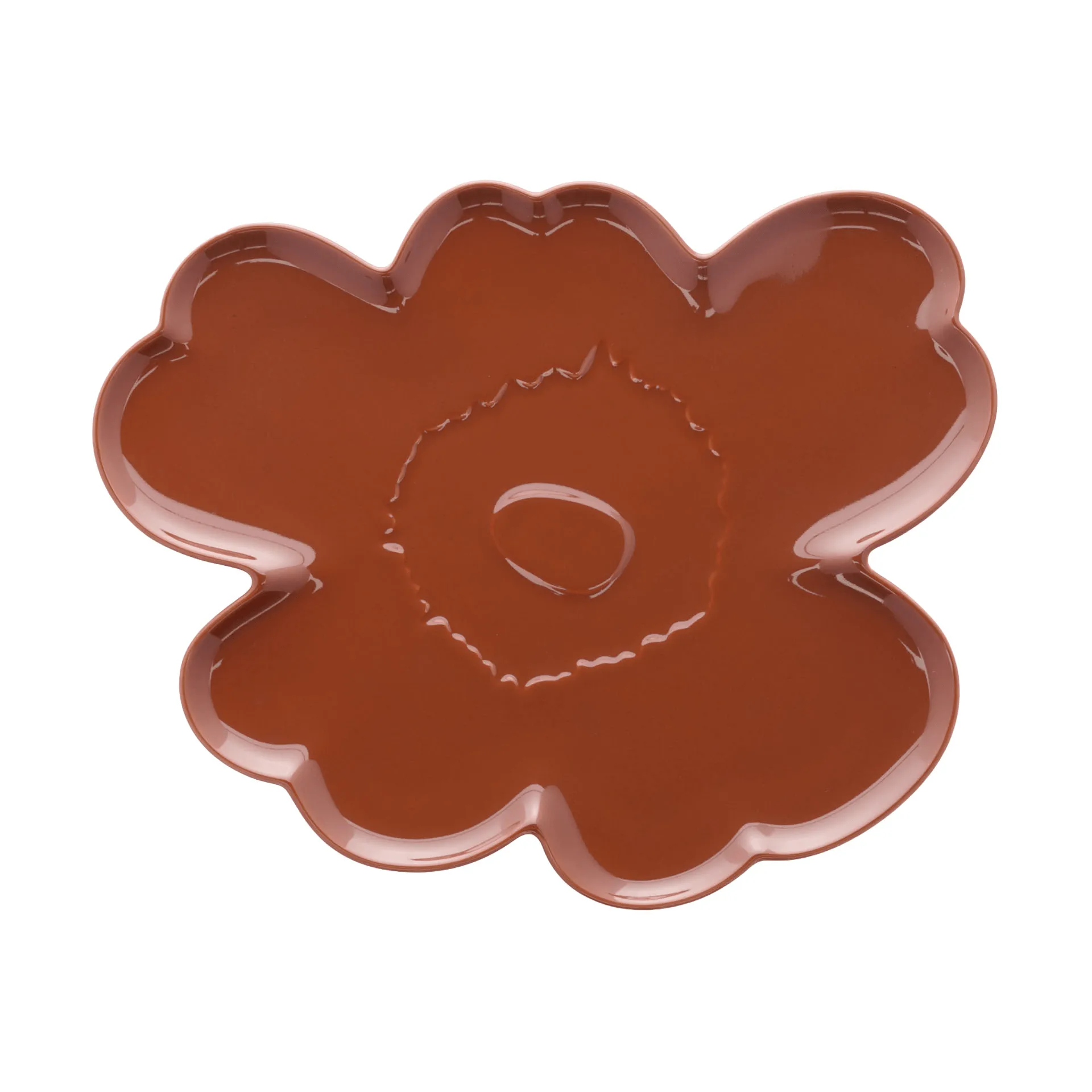 Marimekko Unikko Shape fat 32 cm Chestnut