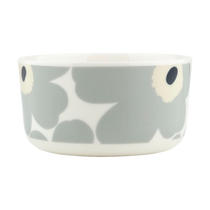 Unikko skål 5 dl - White-light grey-sand-dark blue - Marimekko