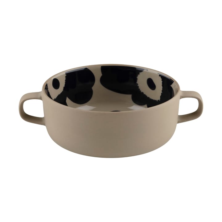 Unikko skål med handtag 5 dl, Terra-dark blue Marimekko