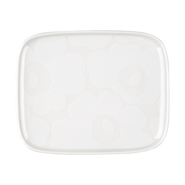 Läs mer om Marimekko Unikko tallrik 12x15 cm White