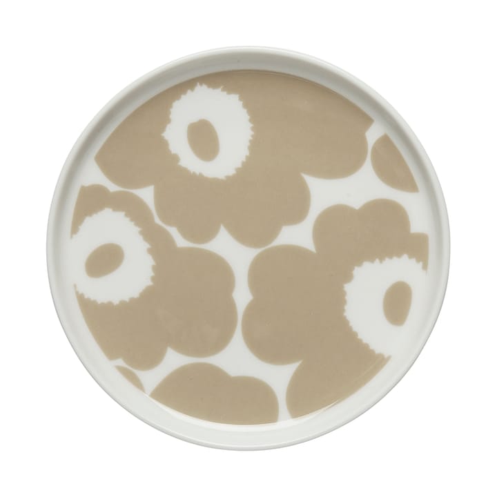 Unikko tallrik Ø13,5 cm - Vit-beige - Marimekko