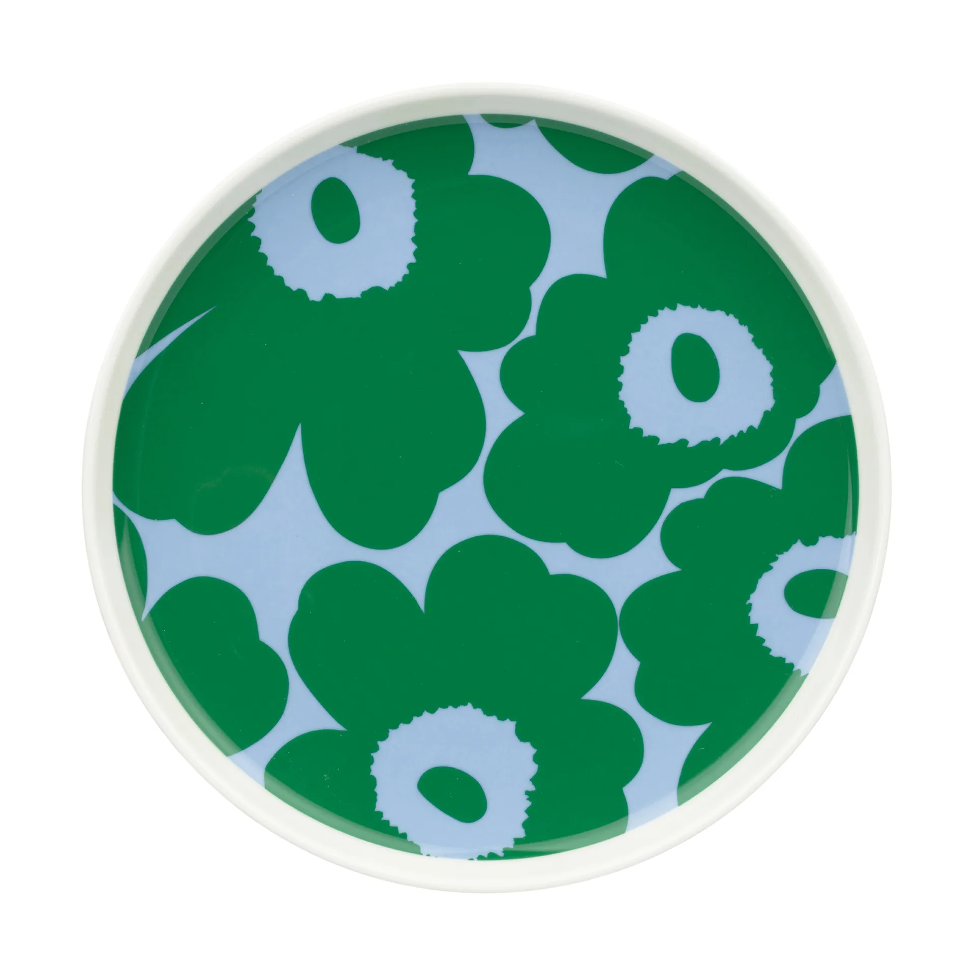 Unikko tallrik Ø20 cm, White-green-light blue Marimekko