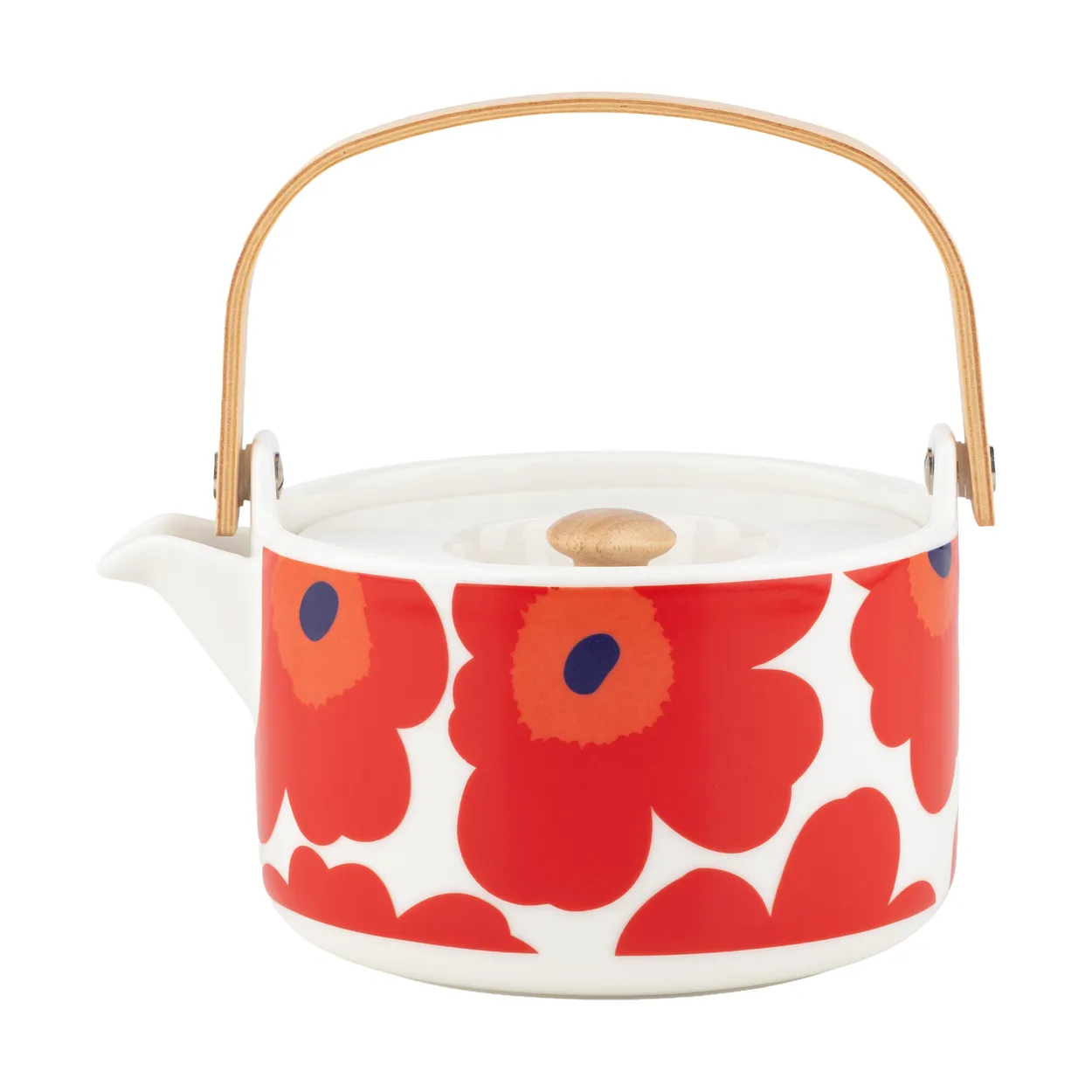 Marimekko Unikko tekanna 0,7 l White-red-blue