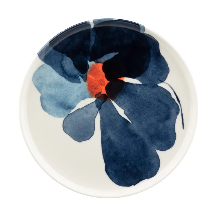 Valssi tallrik - White-blue-orange - Marimekko