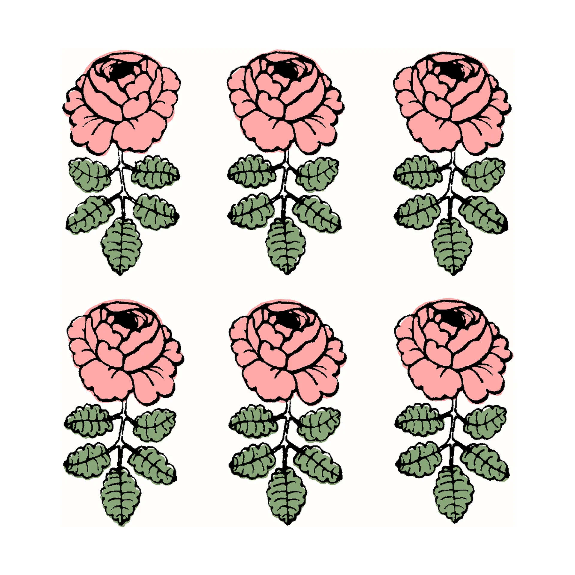 Vihkiruusu servett 33x33 cm 20-pack, Rose Marimekko