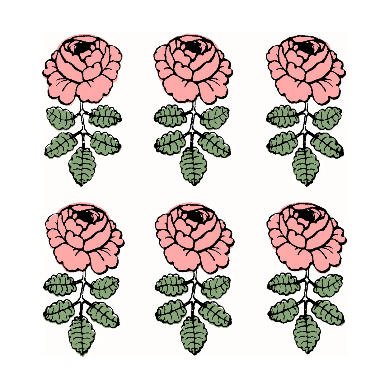 Marimekko Vihkiruusu servett 33×33 cm 20-pack Rose