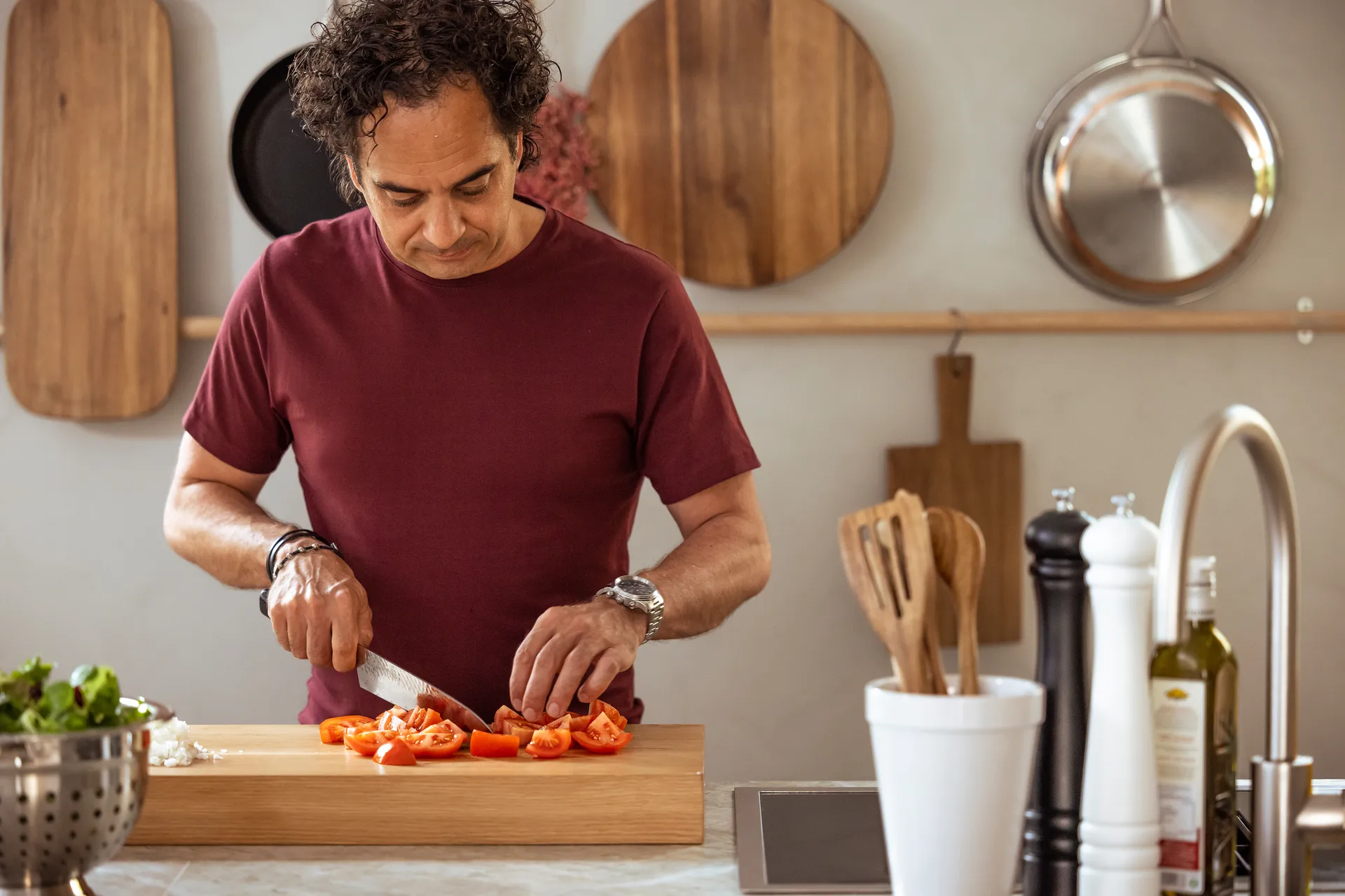 Markus runda bräda serveringsbricka 35x48 cm, Akacia Markus Aujalay