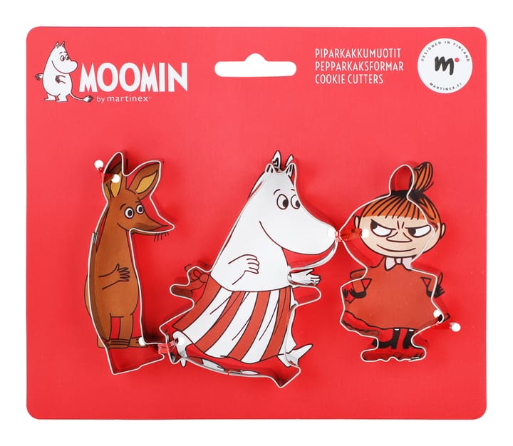 Mumin lilla my Pepparkaksformar 3-pack - Grå - Martinex