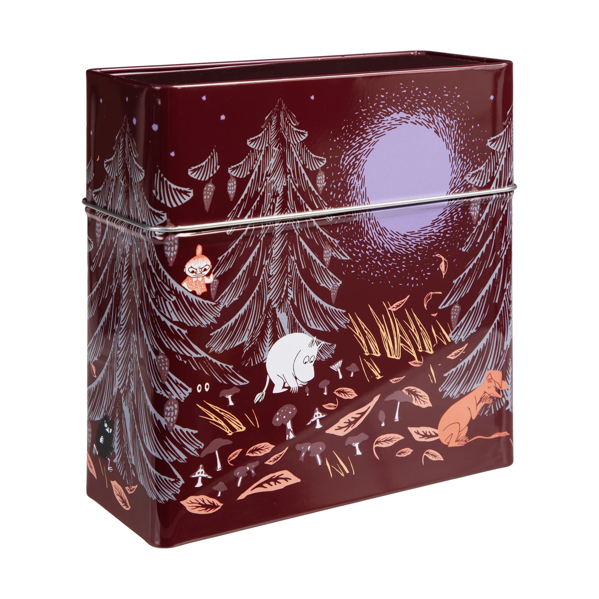 Mumin urskog filterburk, Röd, 15,5x16 cm Martinex