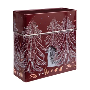 Mumin urskog filterburk - Röd, 15,5x16 cm - Martinex