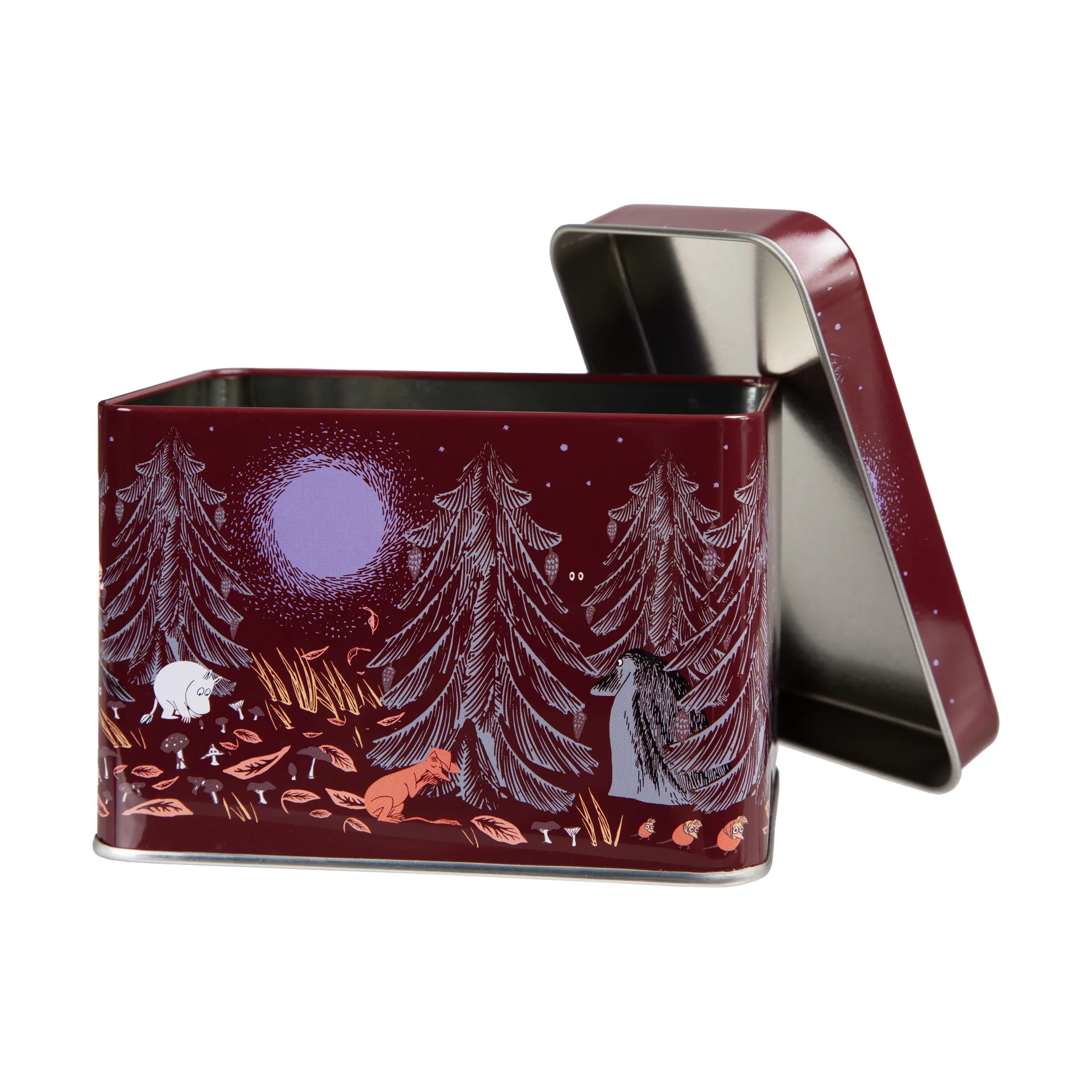 Mumin urskog teburk, Röd, 15x9,5 cm Martinex