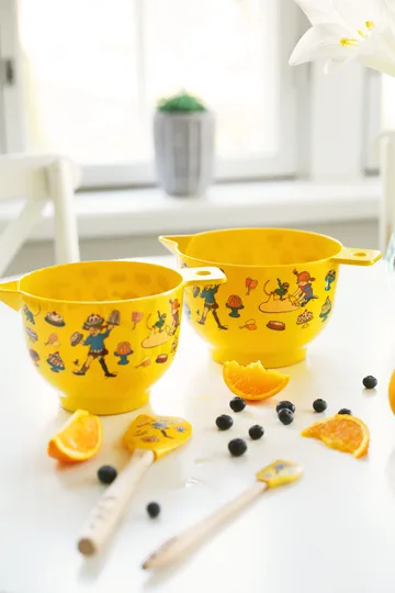 Pippi bakar bakskål 1,5 l - Gul, L - Martinex