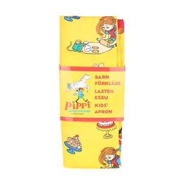 Pippi L bakar förkläde barn - Gul S, 39x47 cm - Martinex