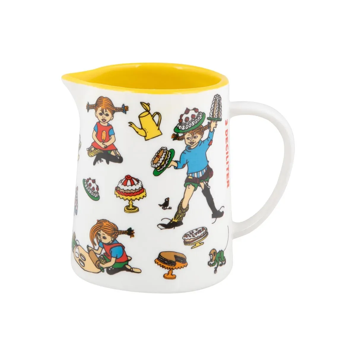 Alternativ bild 0 för Martinex - Måttkanna Pippi 30 cl Gul