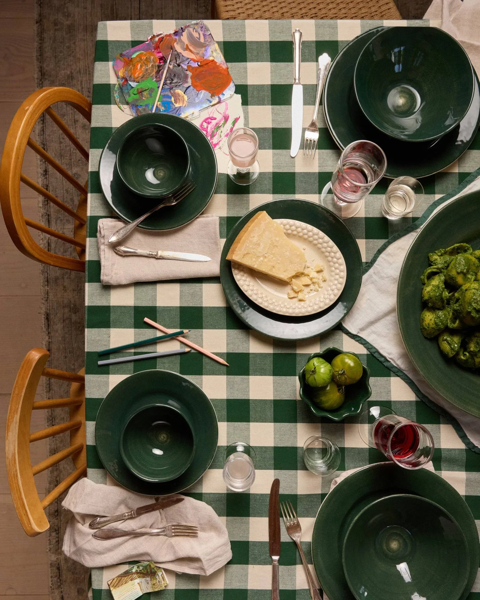 Basic skål 2 l, Forest green Mateus