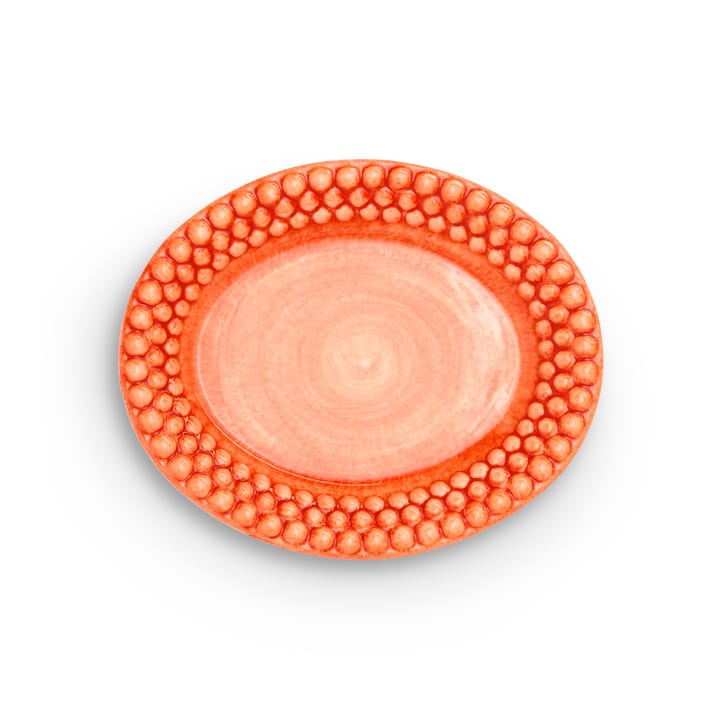 Bubbles oval tallrik 20 cm, Orange Mateus