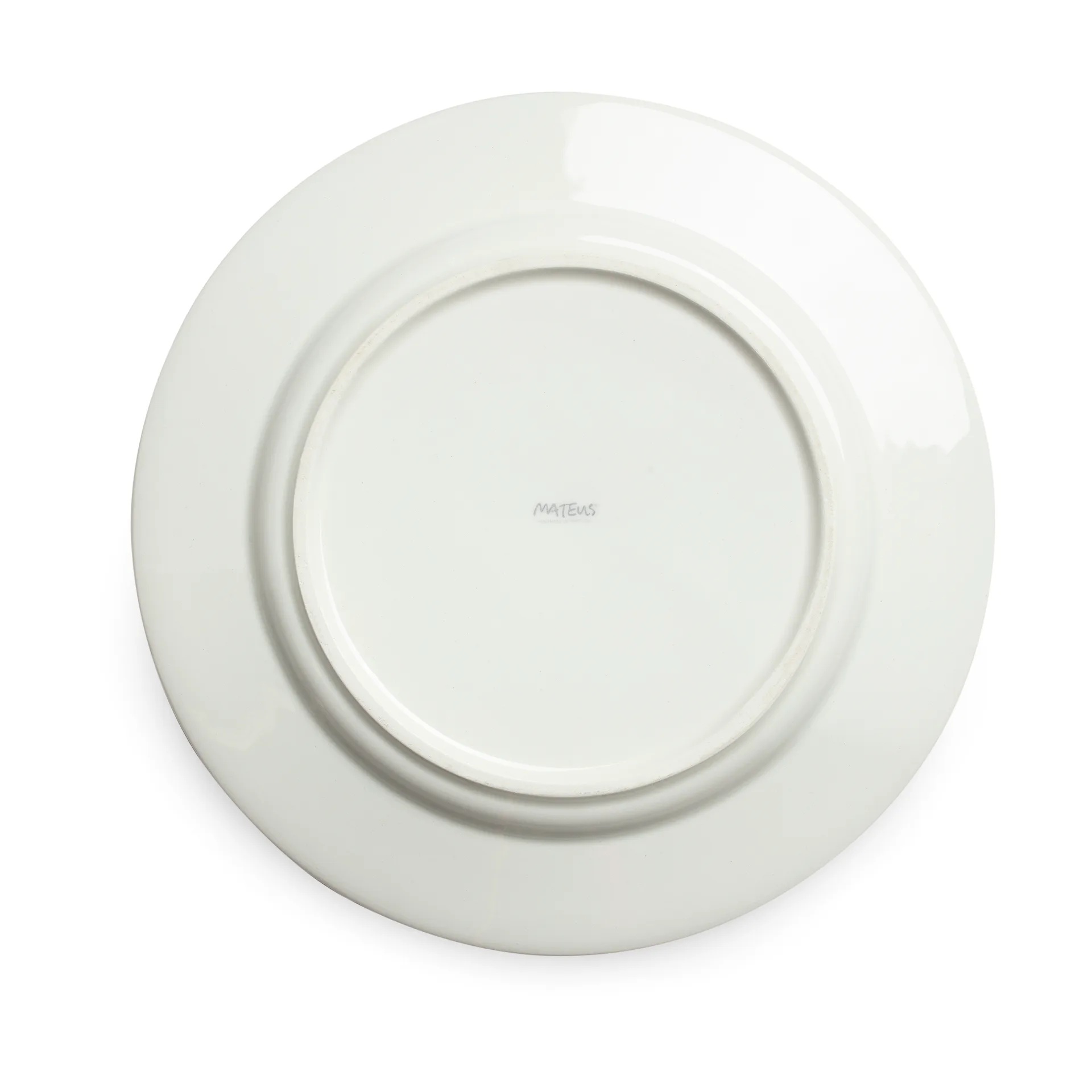 Flowers blossom mattallrik Ø28 cm, Vit Mateus