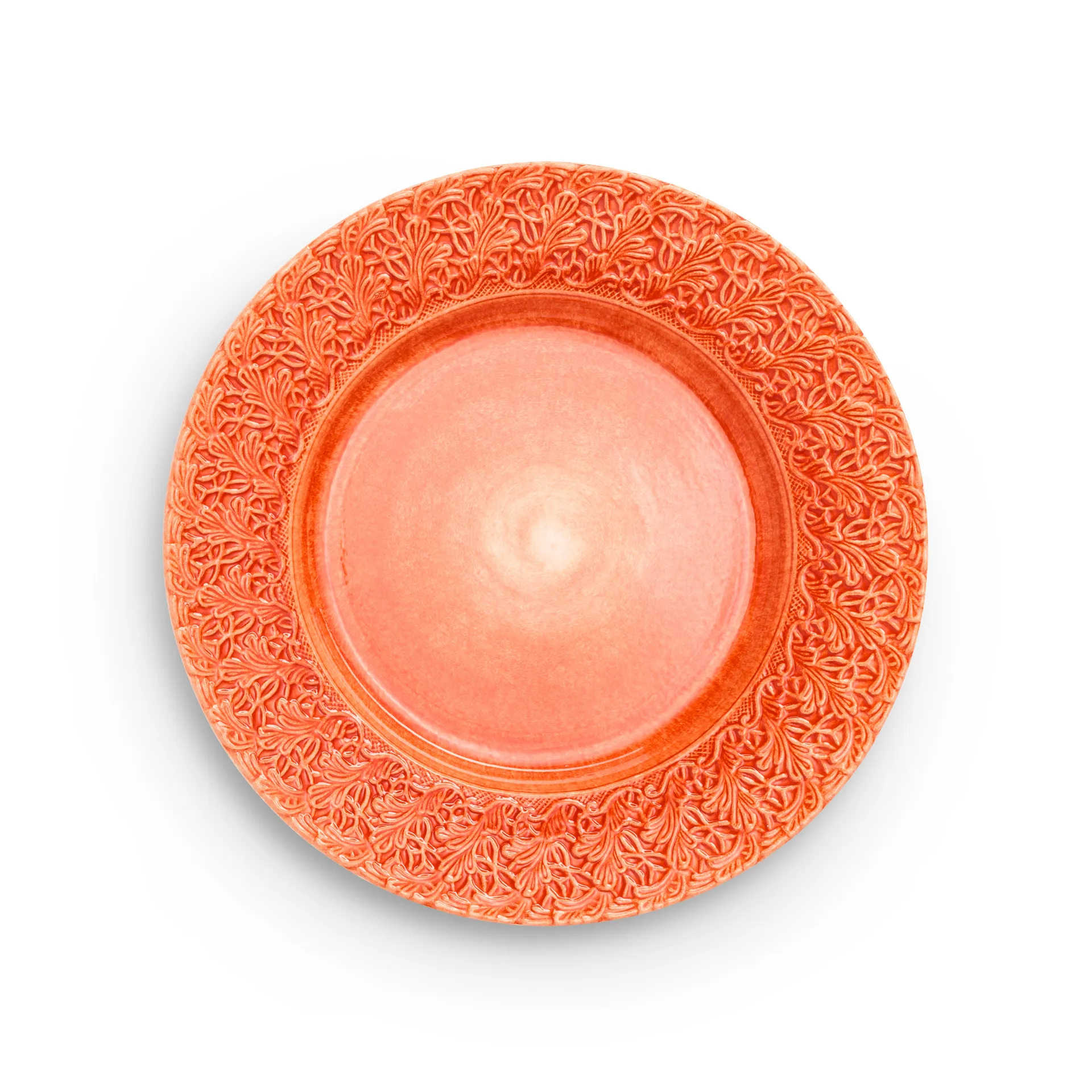 Lace tallrik 32 cm, Orange Mateus