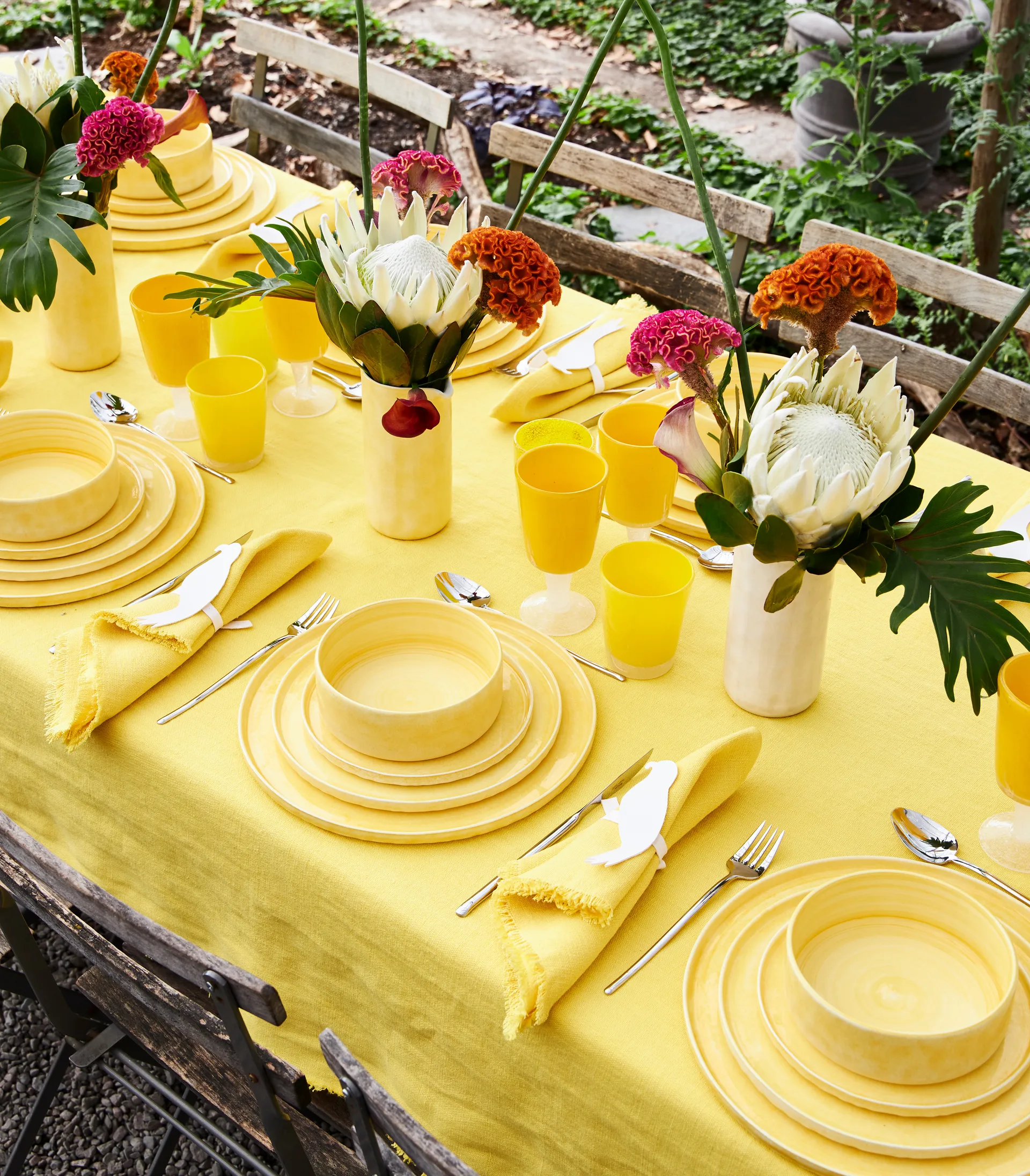 MSY tallrik 20 cm, Gul Mateus