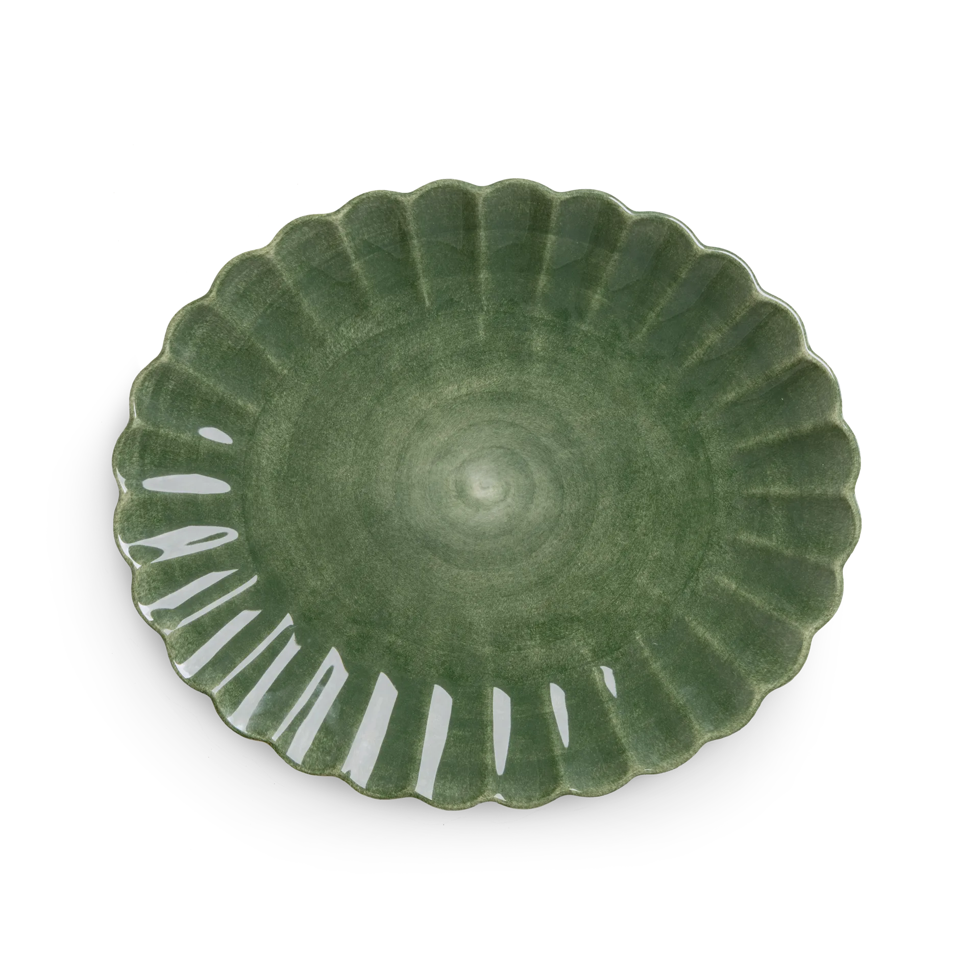 Oyster fat 30x35 cm, Forest green Mateus