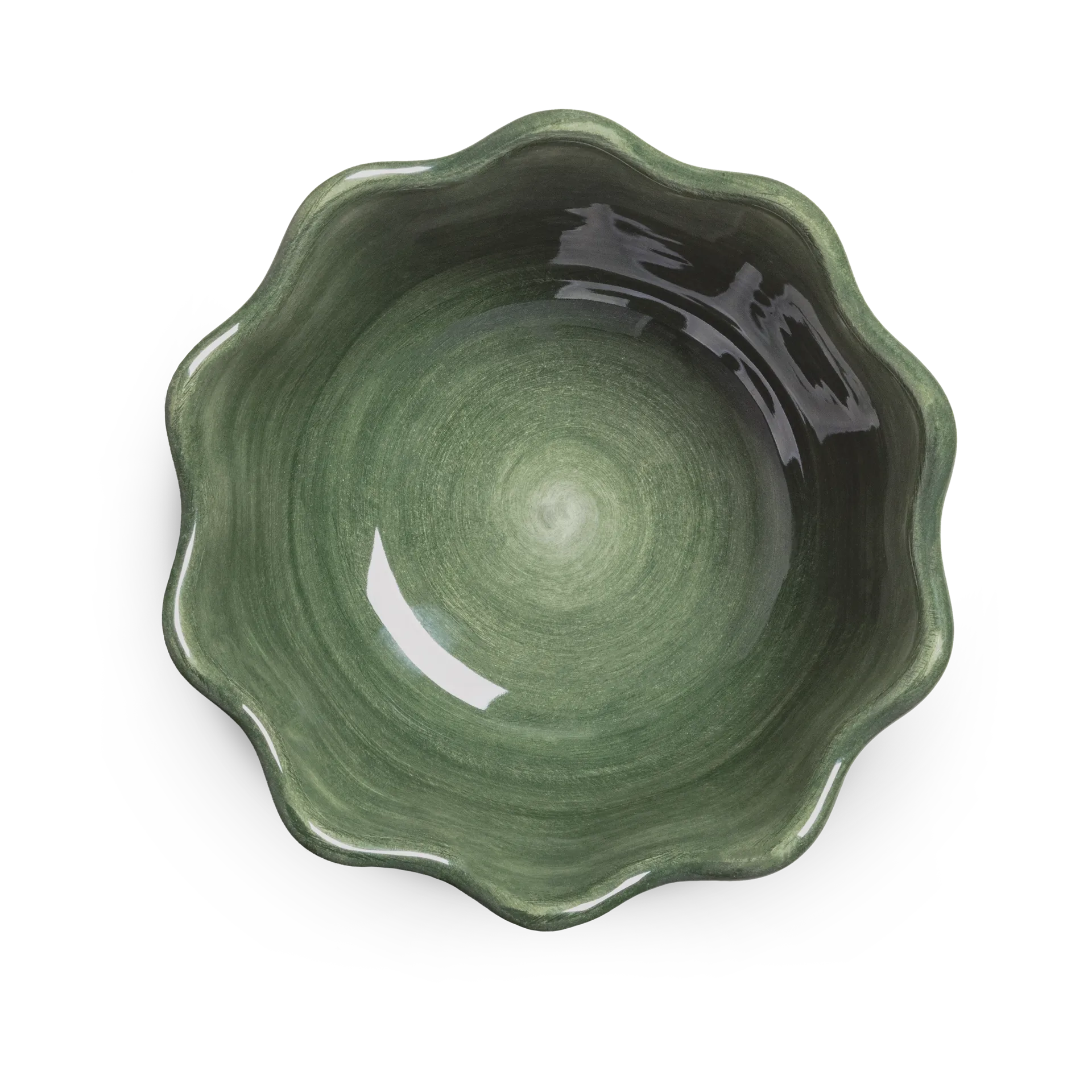 Oyster skål Ø13 cm, Forest green Mateus
