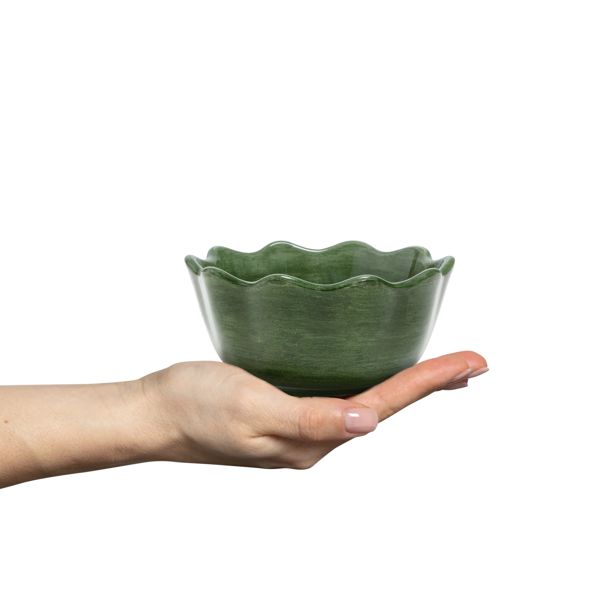 Oyster skål Ø13 cm, Forest green Mateus