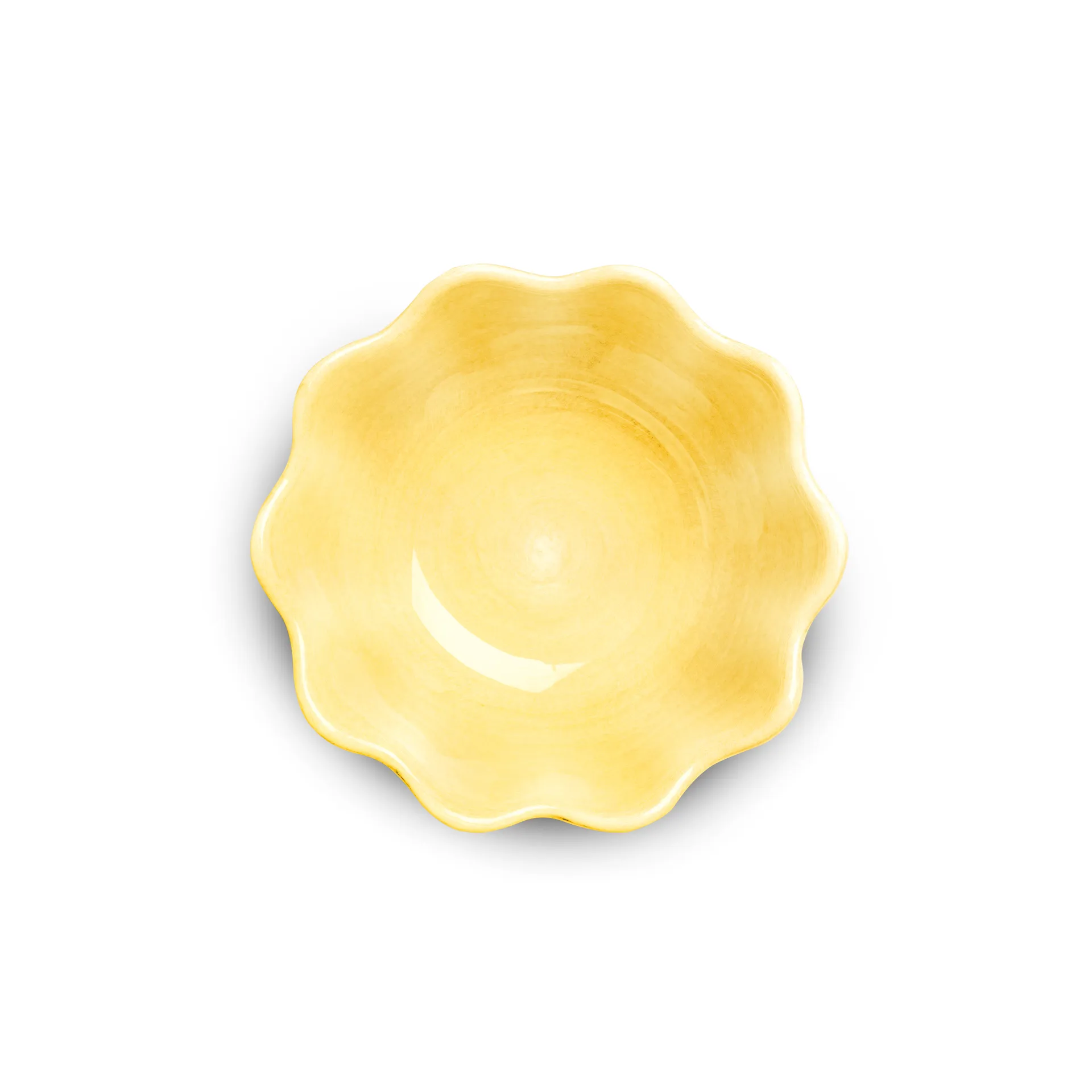 Oyster skål Ø13 cm, Gul Mateus