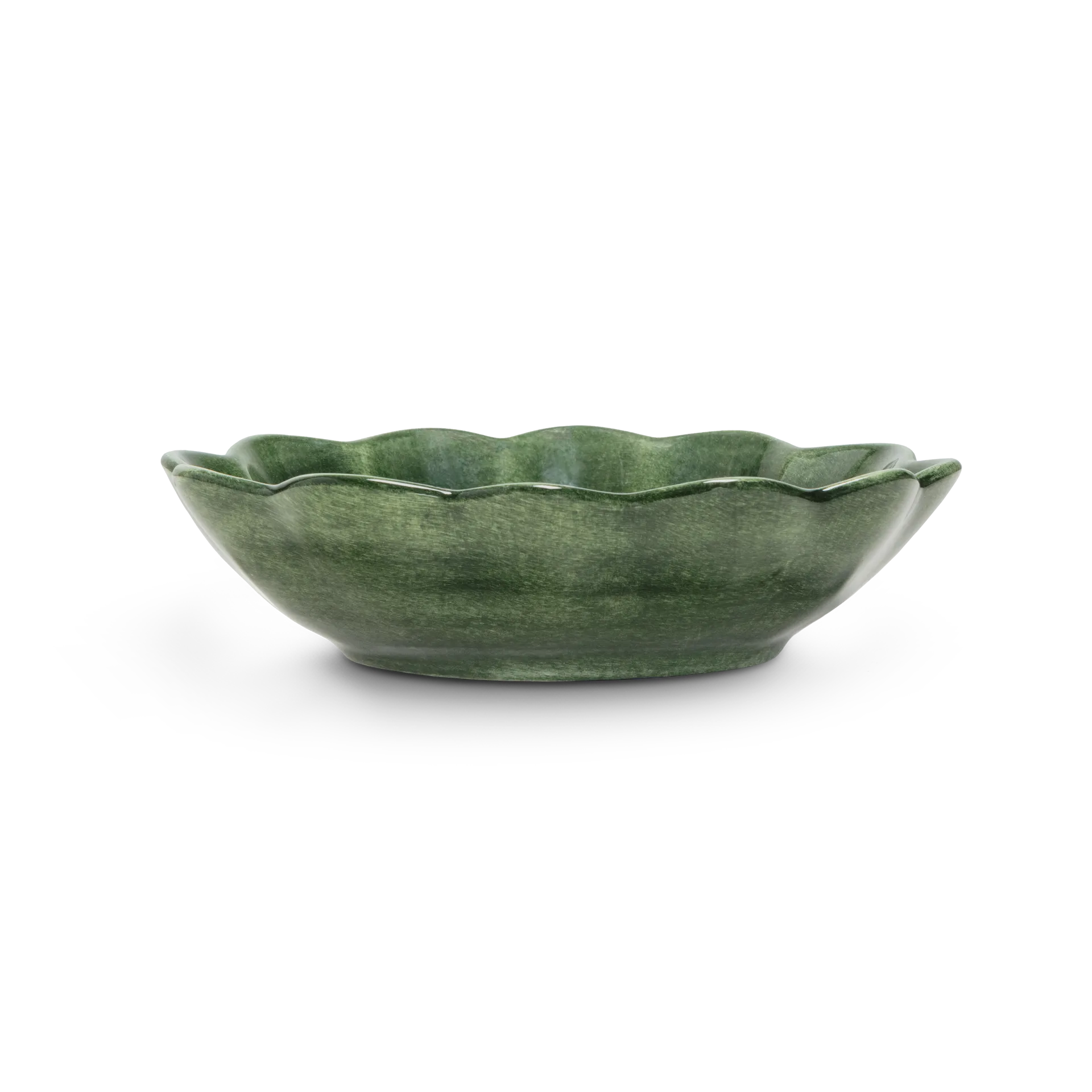 Oyster skål 16x18 cm, Forest green Mateus