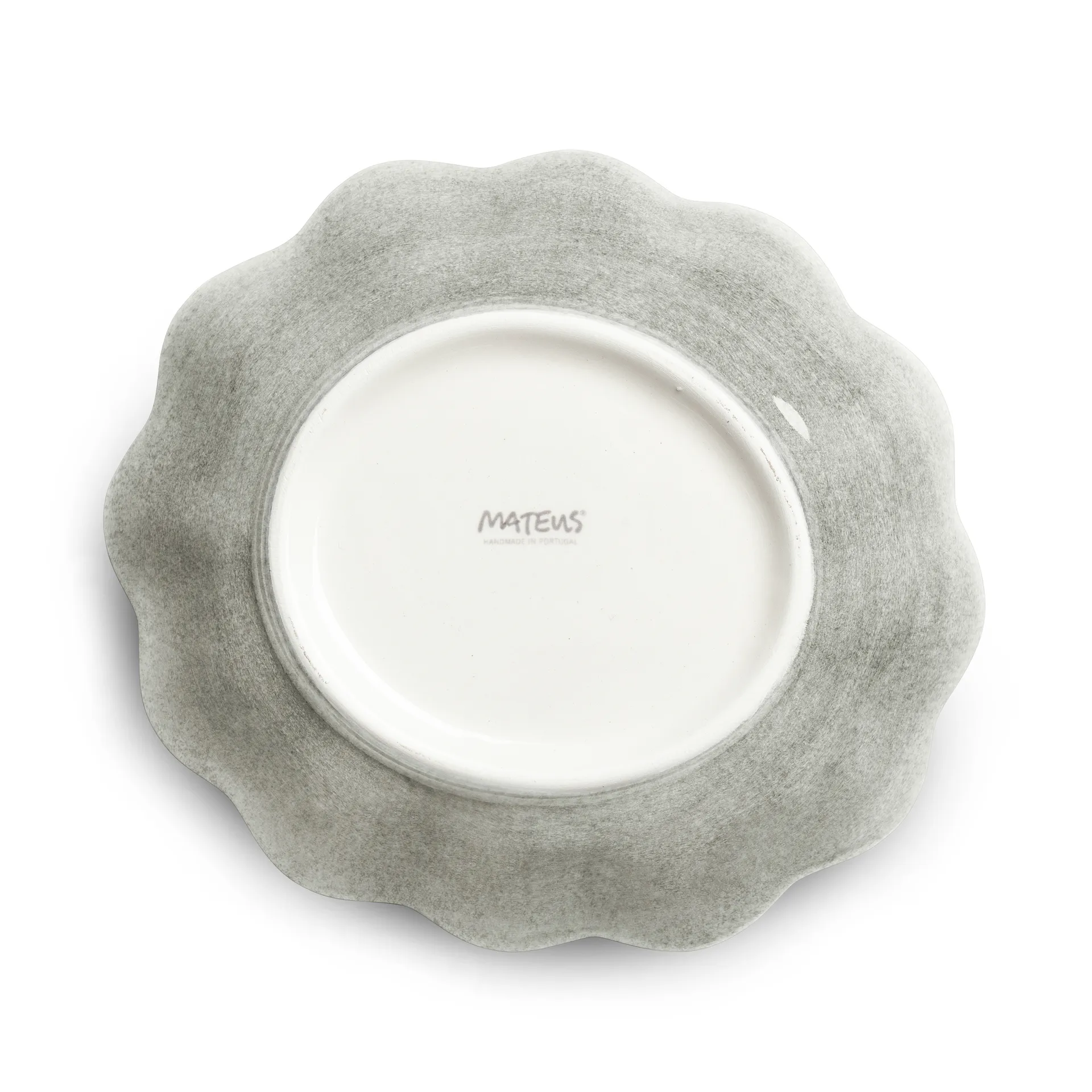 Oyster skål 16x18 cm, Grå Mateus