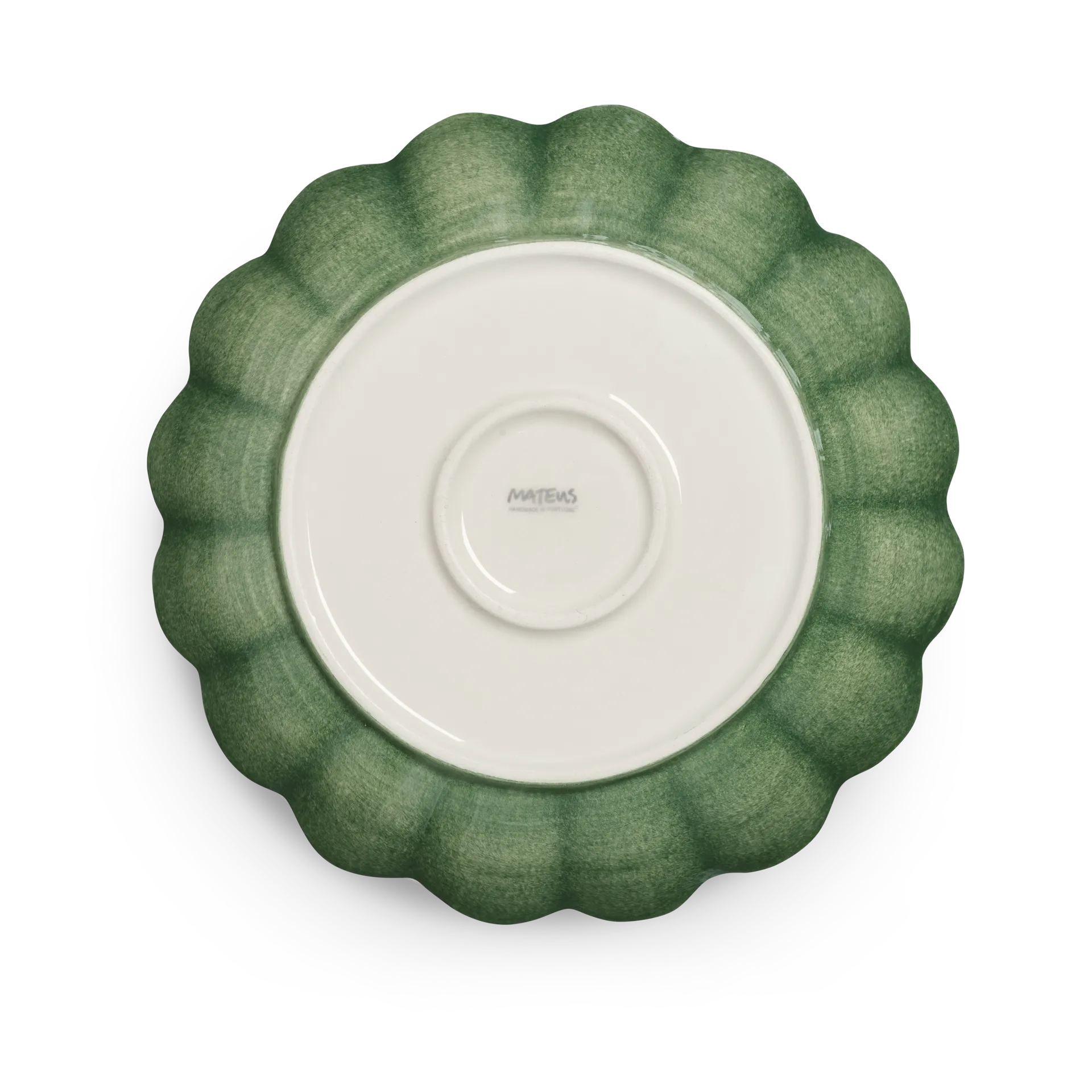 Oyster skål Ø24 cm, Forest green Mateus