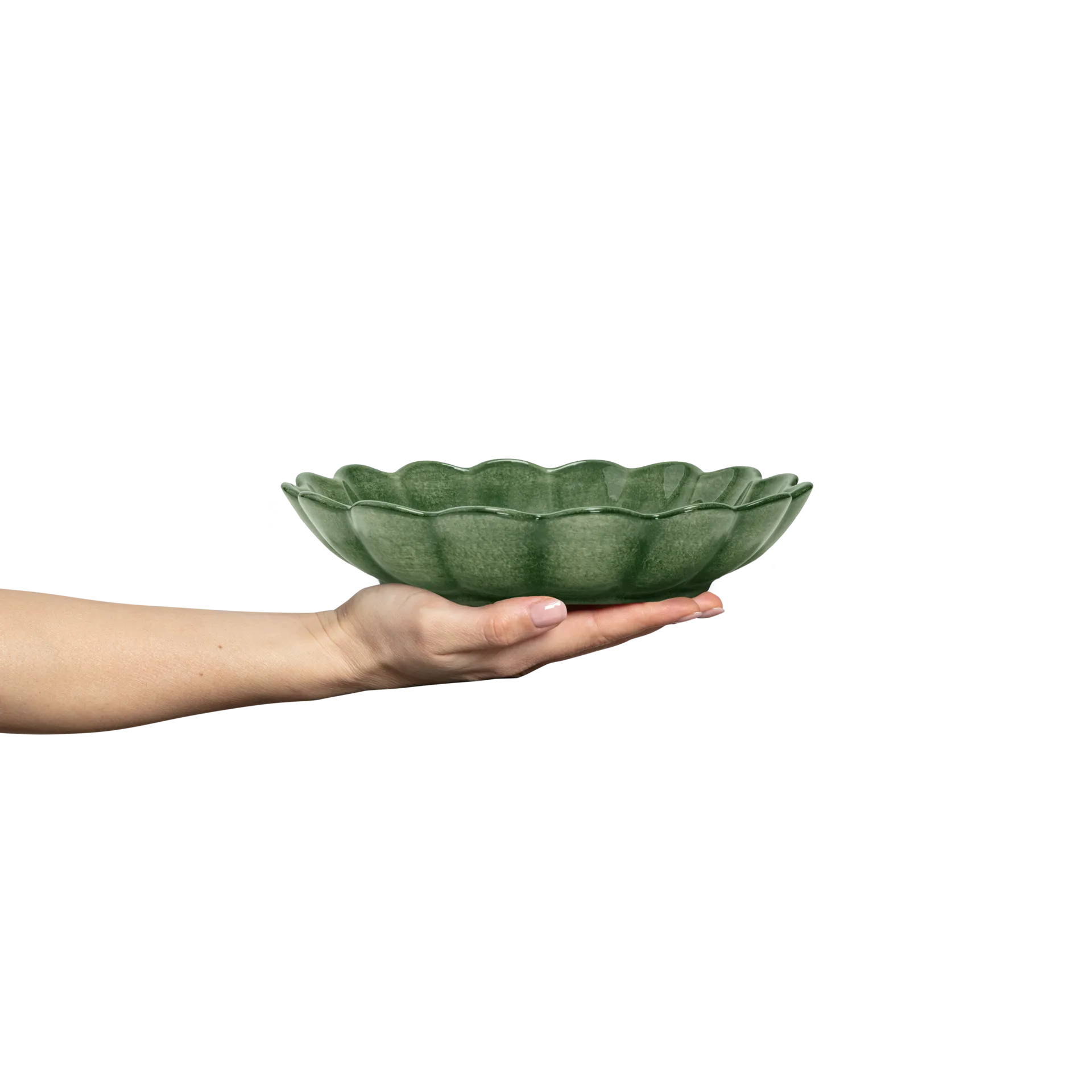 Oyster skål Ø24 cm, Forest green Mateus