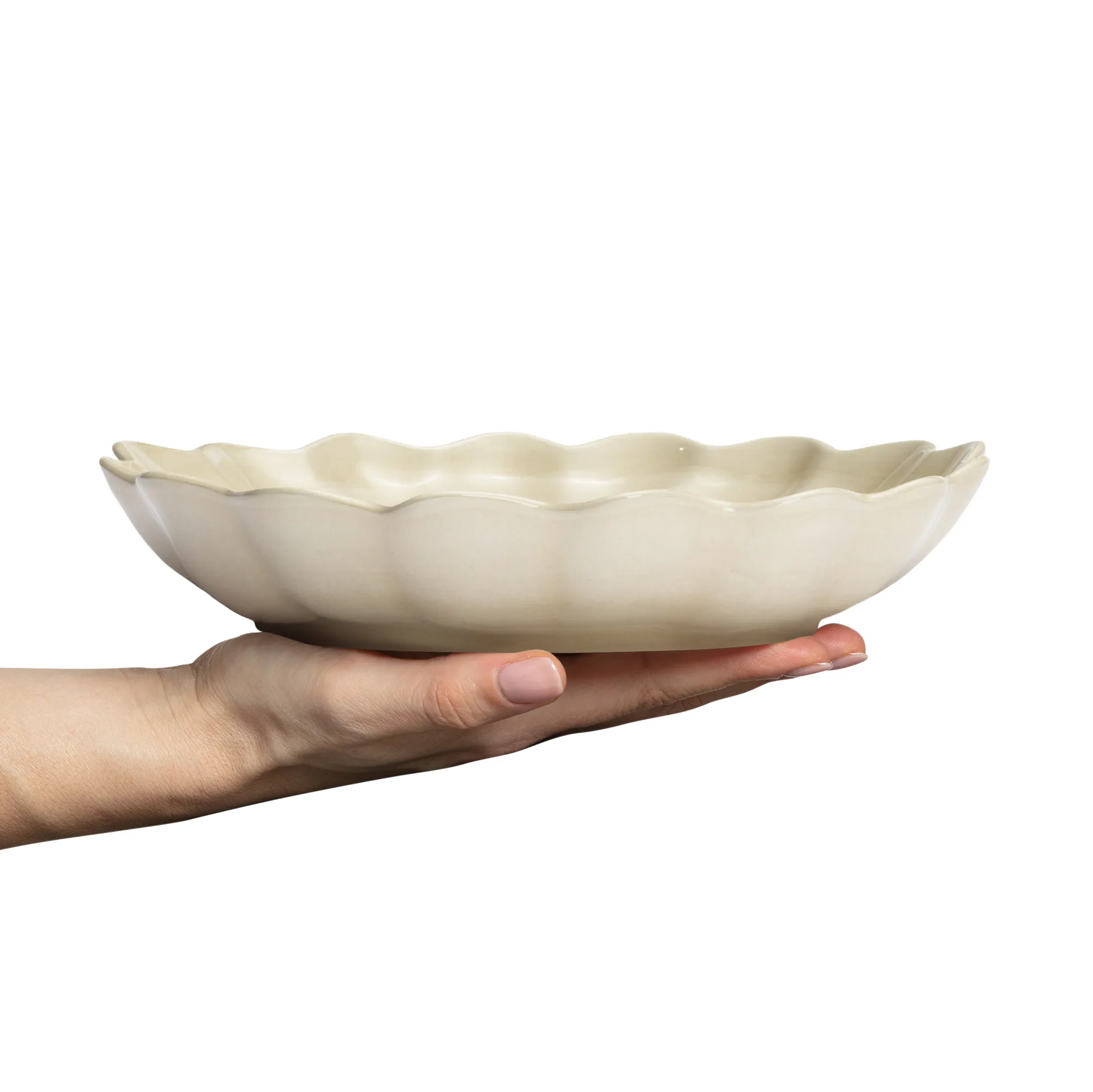 Oyster skål Ø24 cm, Sand Mateus