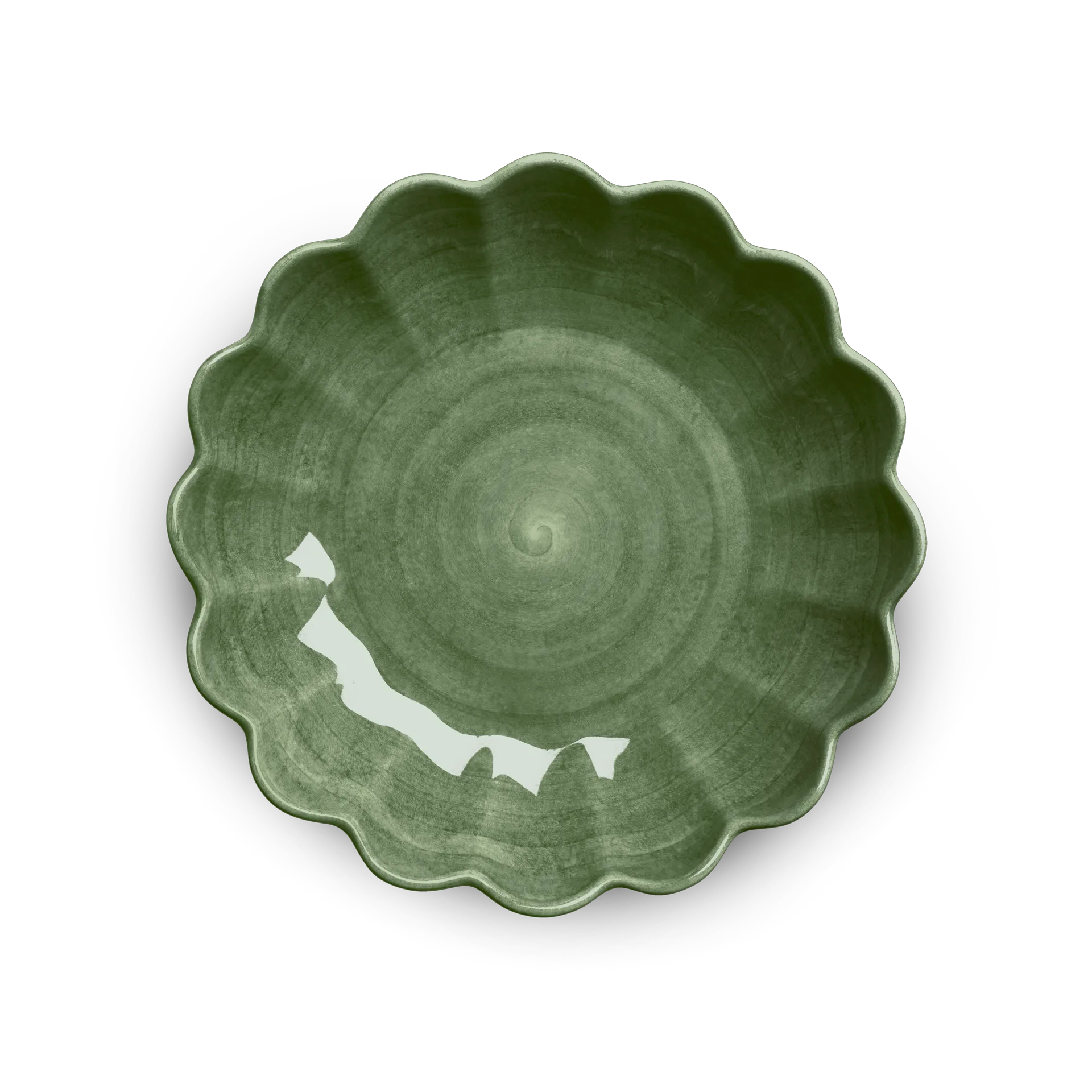 Oyster skål Ø31 cm, Forest green Mateus
