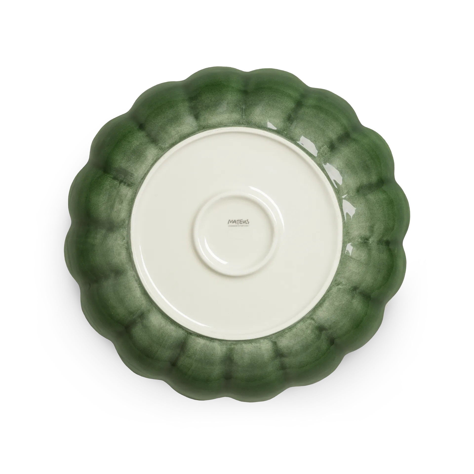 Oyster skål Ø31 cm, Forest green Mateus