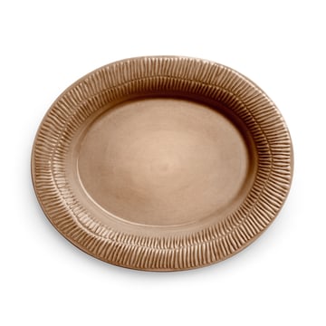 Läs mer om Mateus Stripes fat 30x35 cm Cinnamon