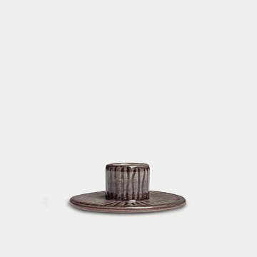 Läs mer om Mateus Stripes ljusstake Ø8 cm Plommon