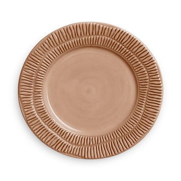 Läs mer om Mateus Stripes tallrik Ø21 cm Cinnamon