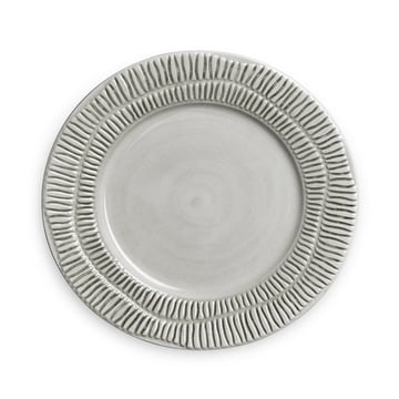 Läs mer om Mateus Stripes tallrik Ø21 cm Grå