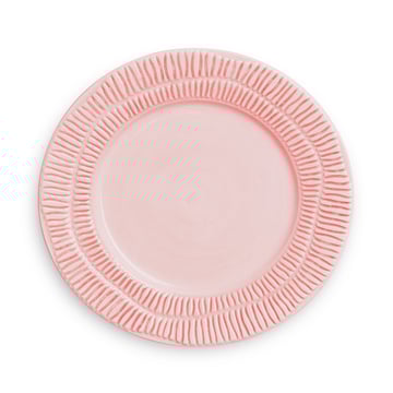 Läs mer om Mateus Stripes tallrik Ø21 cm Ljusrosa