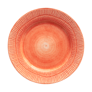 Läs mer om Mateus Stripes tallrik Ø28 cm Orange
