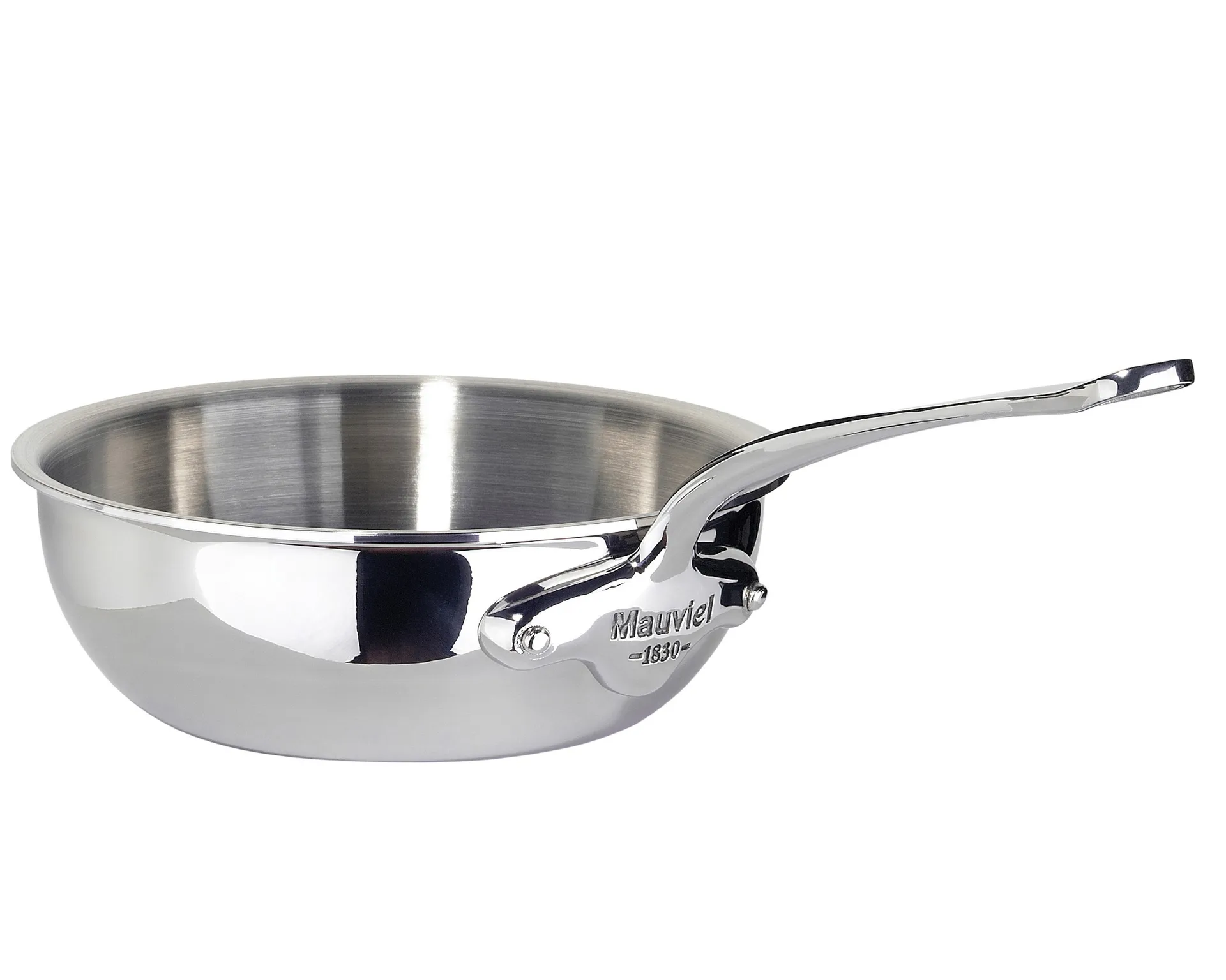 Sautépanna rundad Cook Style 3,2 l, Stål Mauviel
