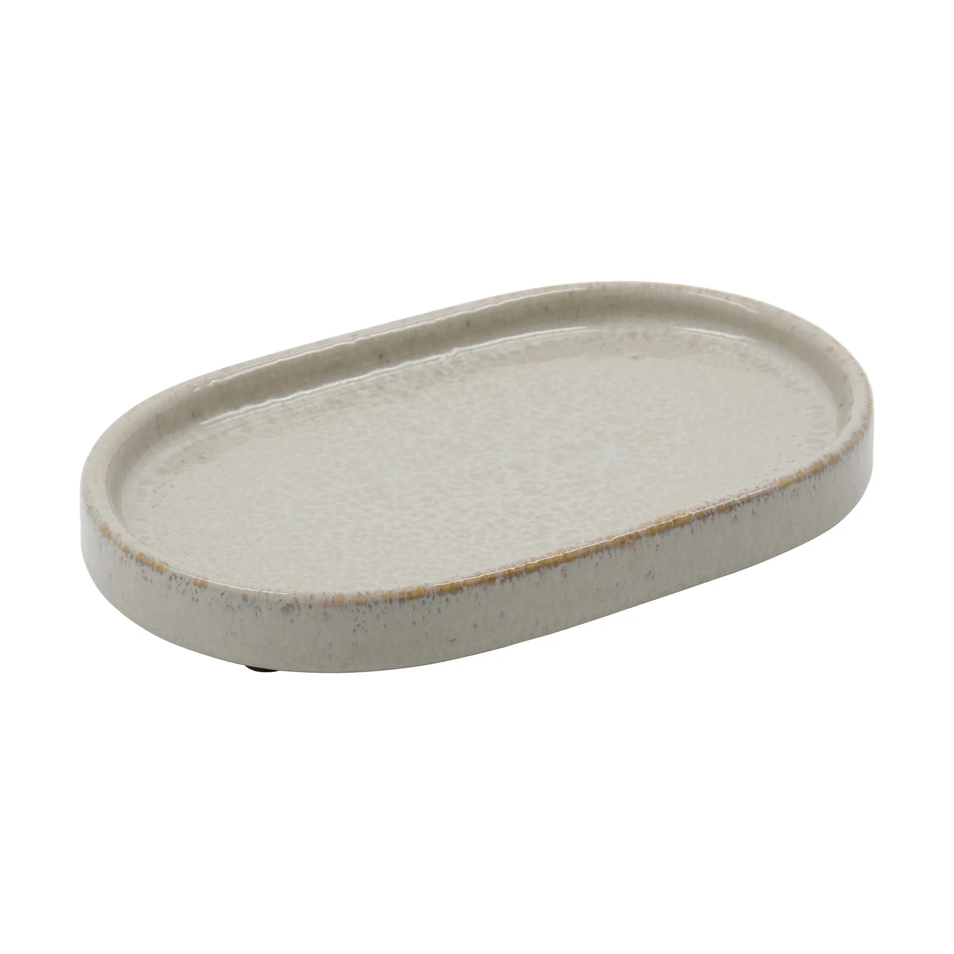 Datura bricka 12,5x20 cm, Shellish grey Meraki