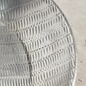 Malva bricka Ø20 cm - Antiksilver - Meraki